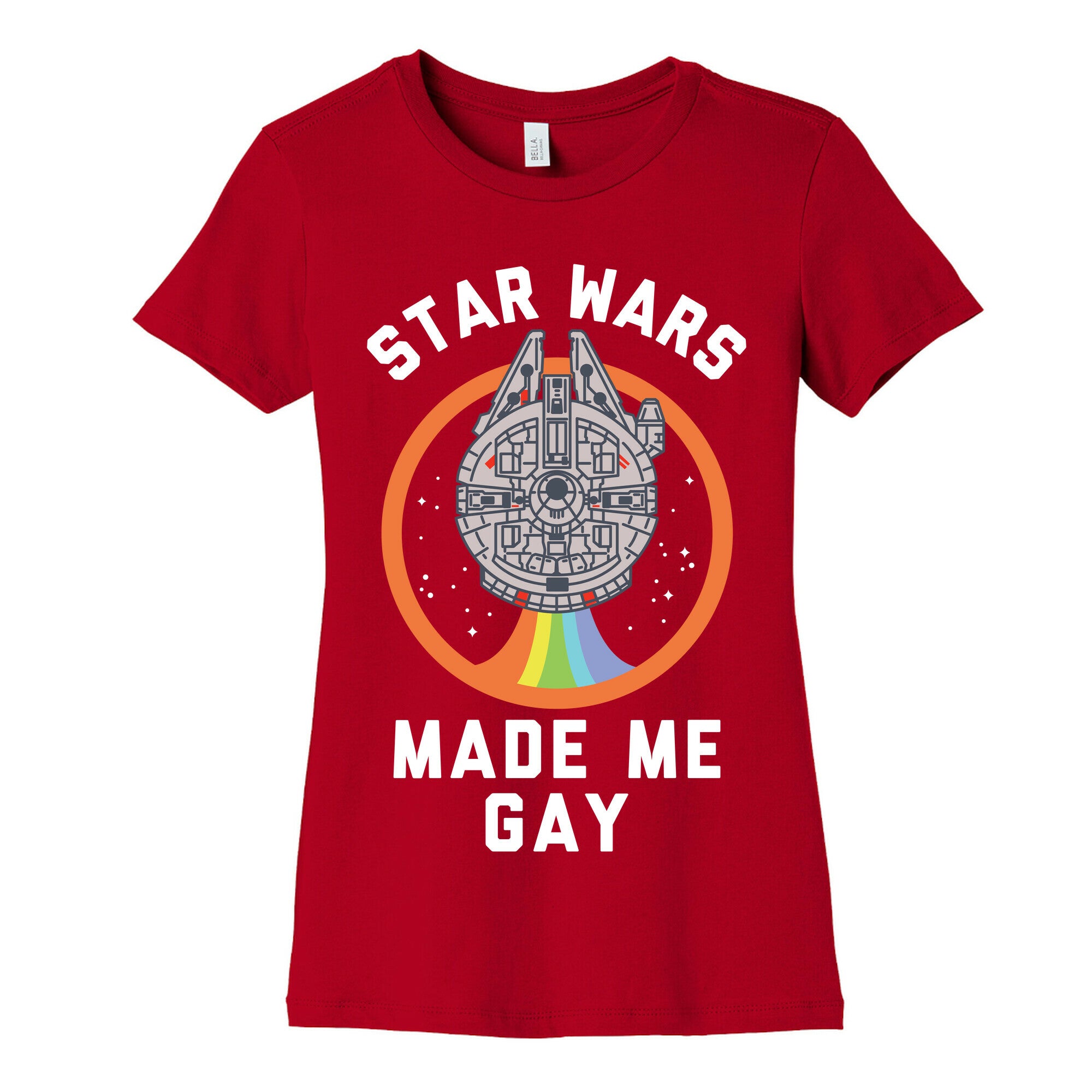 Star Wars Made Me Gay Womens Cotton Tee